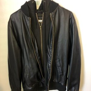 Obey leather jacket